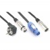 Audio Combi Cable Schuko - XLR F-Powerconnector A - XLR M 5m Audio Combi Cable Schuko - XLR F-Powerconnector A - XLR M 5m